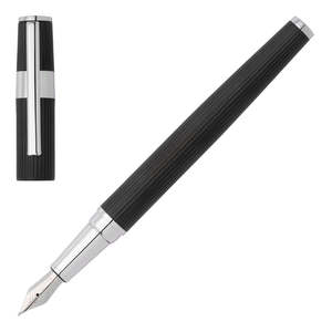 Hugo Boss Gear Pinstripe Fountain Pen