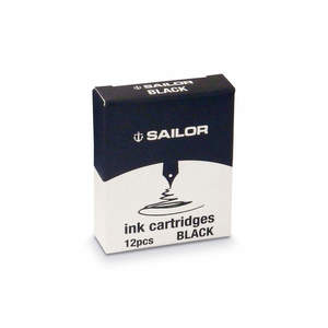 Sailor Fountain Pen Ink Cartridges Black - 1