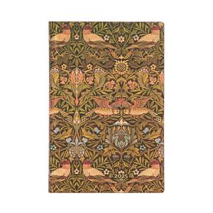 Paperblanks William Morris Flexi 2025 Diary Mini Morris Birds Horizontal Week-to-View - 1