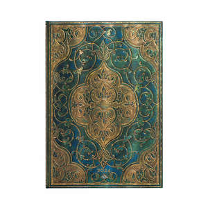 Paperblanks Turquoise Chronicles 2024 Diary Grande Turquoise Chronicles Vertical Week-to-View - 1