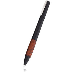 Lamy Accent Brilliant Rollerball Pen Black/Briar Wood - 3