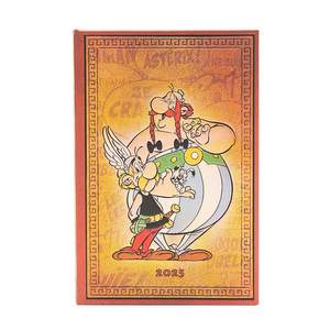 Paperblanks The Adventures of Asterix 2025 Diary Mini Asterix & Obelix Horizontal Week-to-View - 1