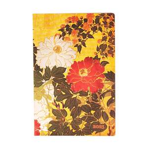 Paperblanks Rinpa Florals Flexi 2025 Diary Mini Natsu Horizontal Week-to-View - 1