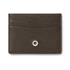 Dark Brown Graf von Faber-Castell Credit Card Holder Double-Sided - 1