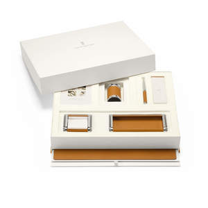 Cognac Graf von Faber-Castell Epsom Desk Accessories Set - 1