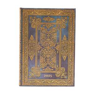 Paperblanks Luxe Design 2025 Diary Midi Blue Luxe Day-to-View - 1