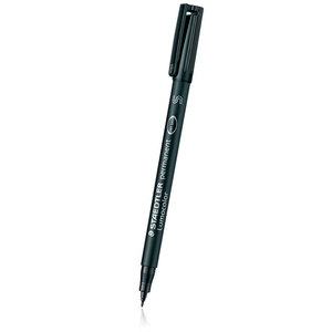 Staedtler Lumocolor superfine permanent marker black - 1