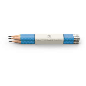 Gulf Blue Graf von Faber-Castell No.V Guilloche Pocket Pencils - 1