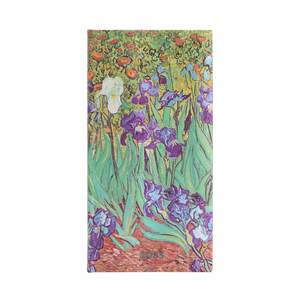 Paperblanks Van Gogh's Irises 2025 Diary Slim Van Gogh's Irises Horizontal Week-to-View - 1