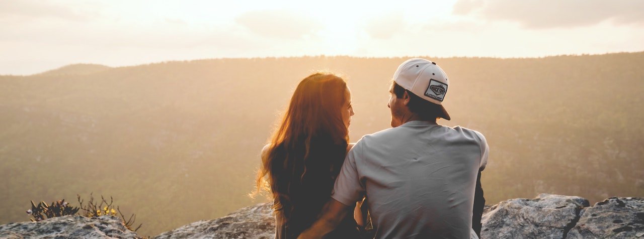 Couple on a hike