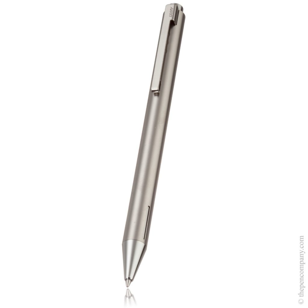 The Lamy Econ ballpoint pen in Satin Stainless Steel.