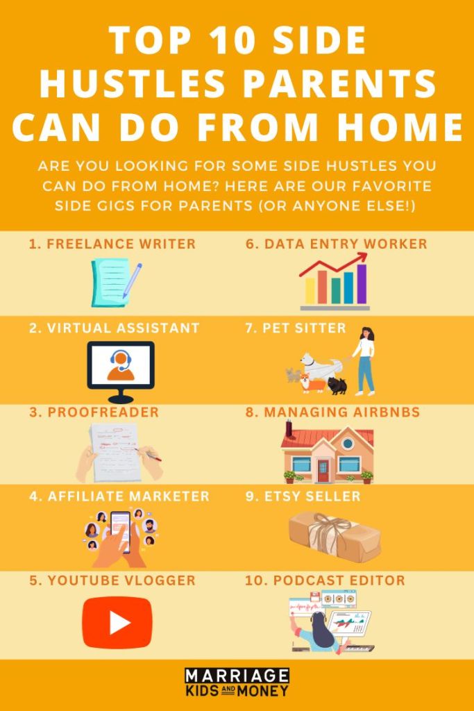 Side Hustles Stay at Home Moms and Dads Can Do From Home