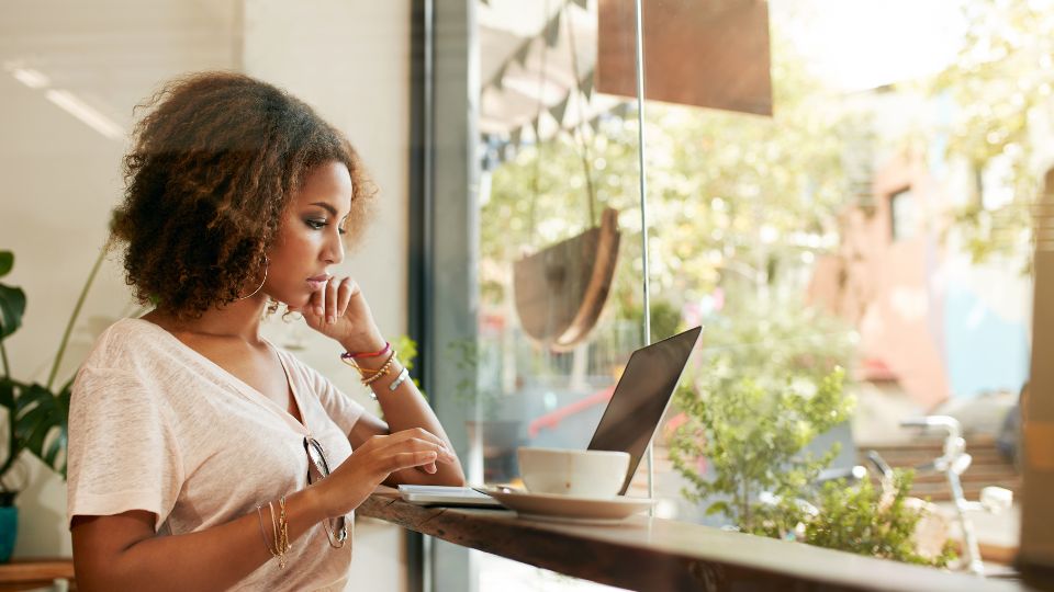 woman laptop