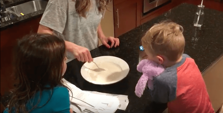 Mix Flour and Water for Paper Mache